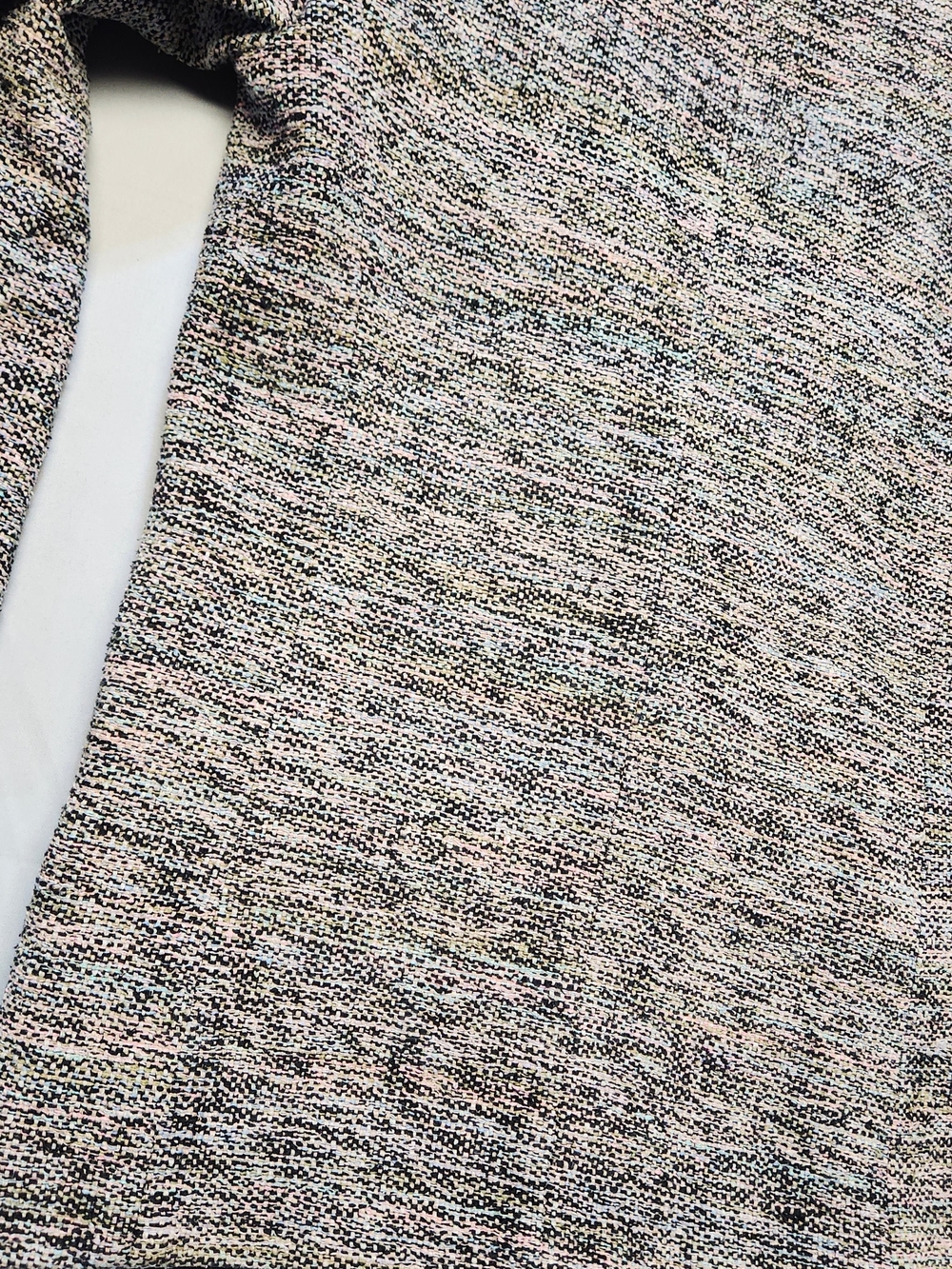 Vintage Earl Rutenberg Small MultiColor Handwoven Tweed Silk Blazer USA Heather - Picture 8 of 12